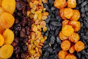 All types of raisins